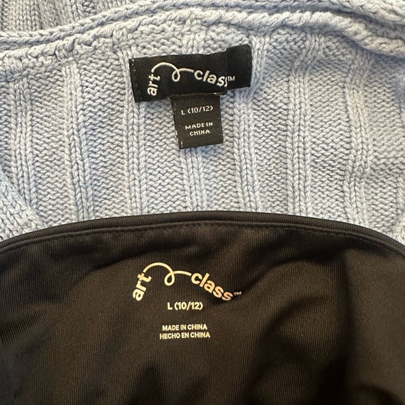 Art Class Tennis Skort Dress with Blue Knit Crop Sweater Target Girls L 10/12 - Picture 8 of 12